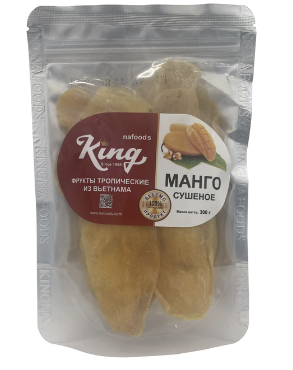 Манго без цукру KING 300г